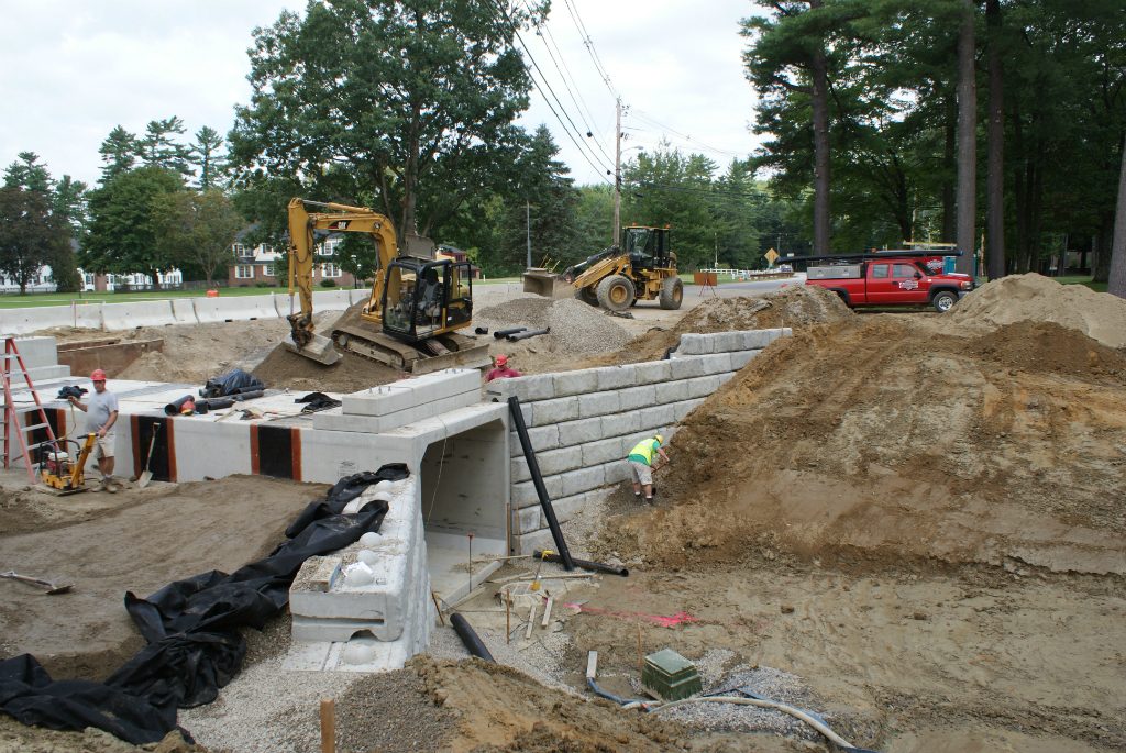 Holderness School Pedestrian Tunnel Andrews Construction